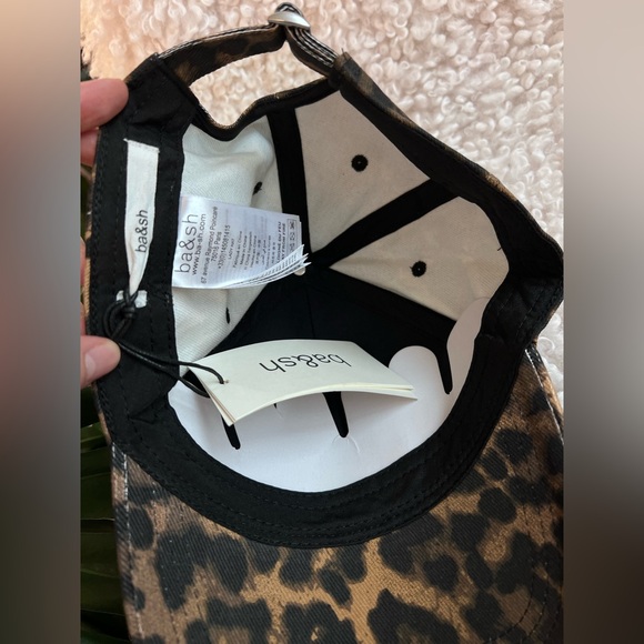 🧢🤎🐆Authentic Ba&sh Embroidered Baseball Cap HINO - OS - BNWT 🐆 - Picture 11 of 13